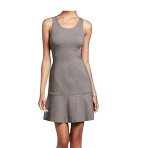 Banana Republic Ponte Drop Waist Heather Gray Dress Size 2​